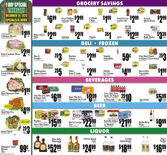 Maxi Foods Ad from 12/27/2023