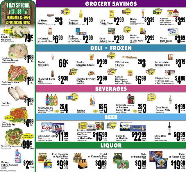 Maxi Foods Ad from 02/07/2024