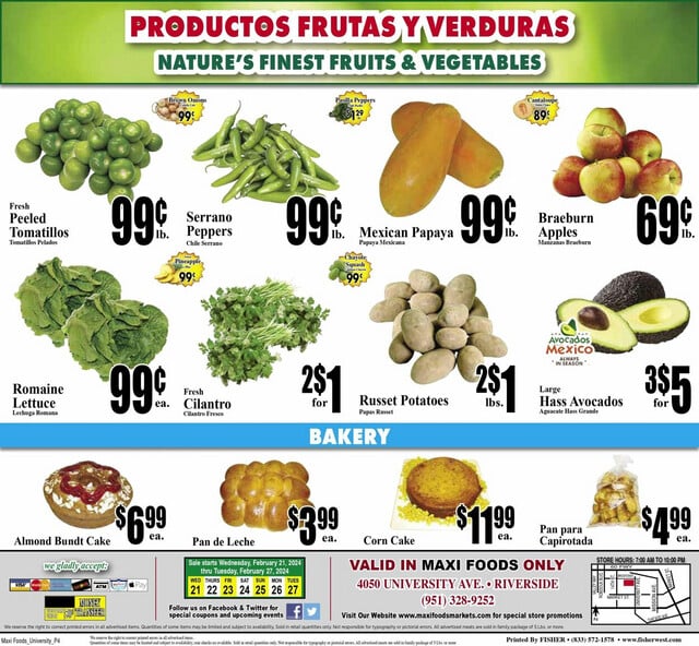 Maxi Foods Ad from 02/14/2024