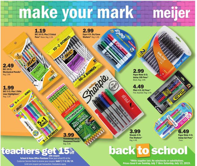 Meijer Ad from 07/07/2019