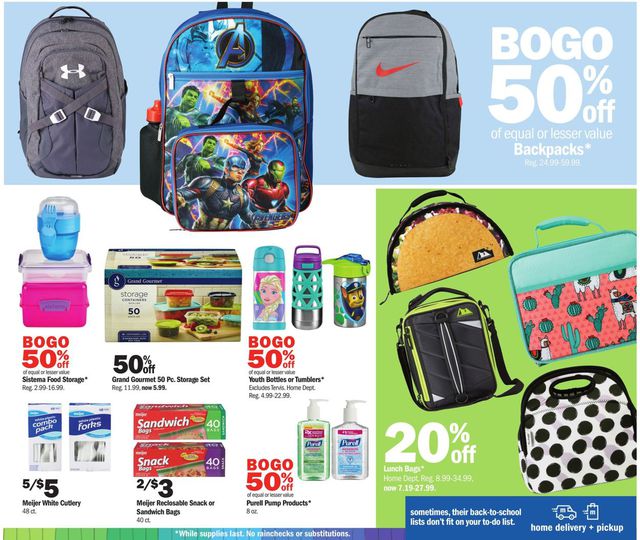 Meijer Ad from 08/25/2019