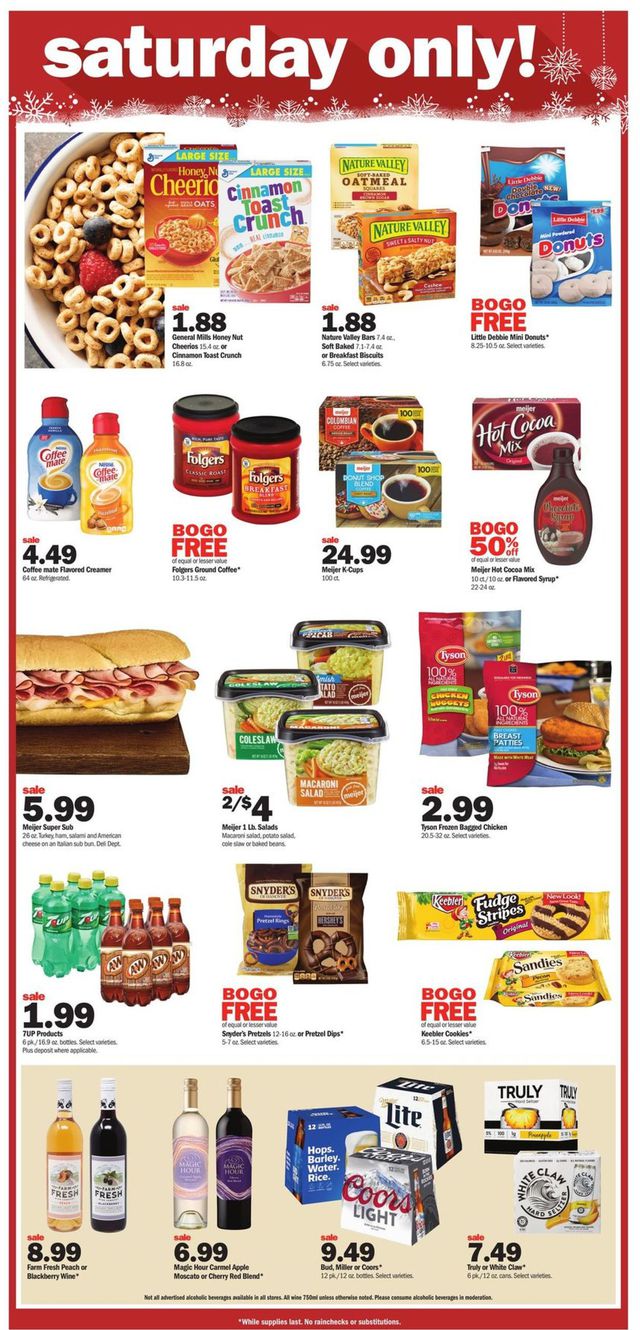 Meijer Ad from 11/30/2019