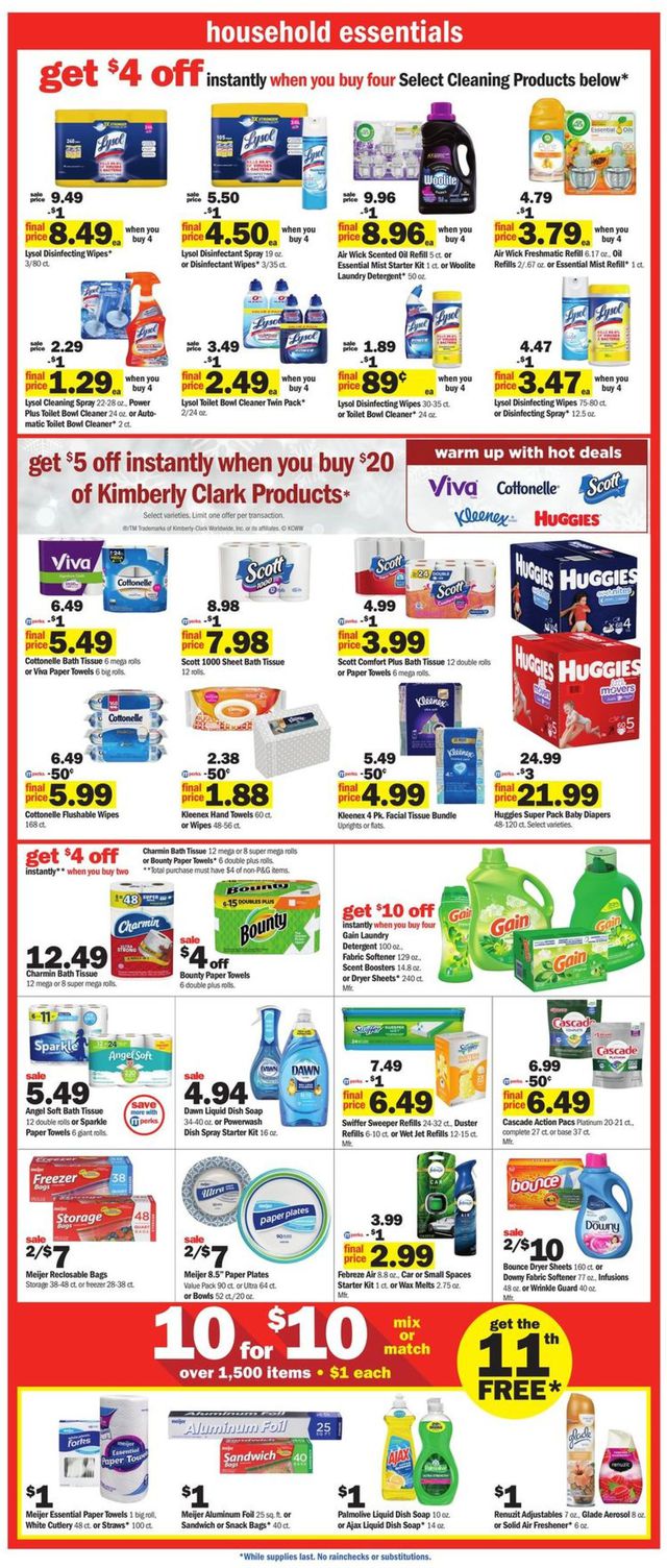Meijer Ad from 02/09/2020