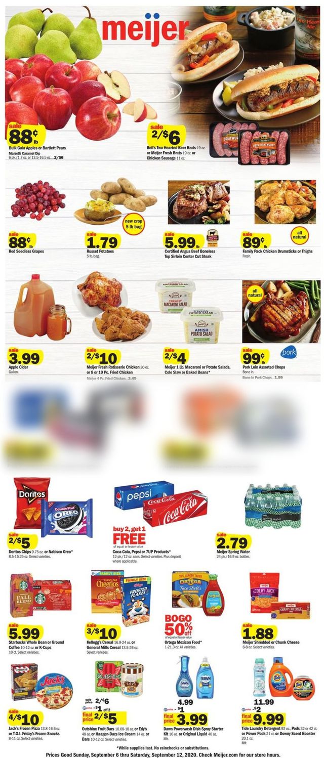 Meijer Ad from 09/06/2020