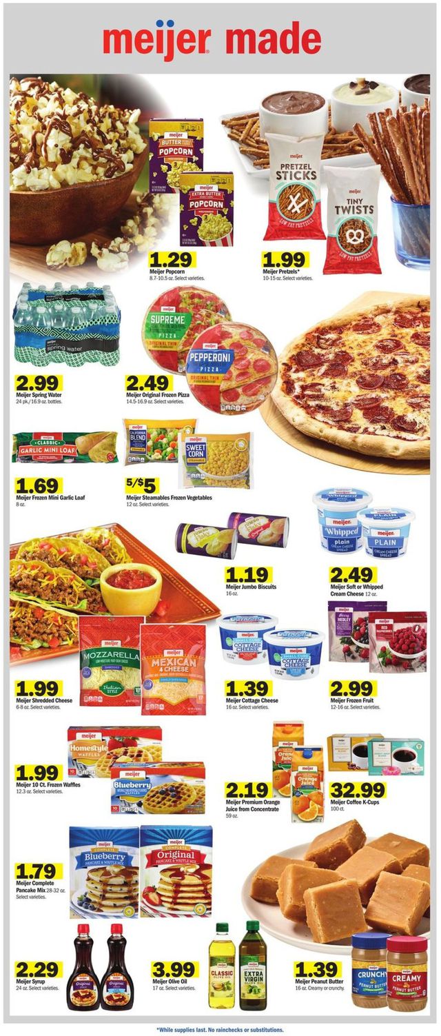 Meijer Ad from 10/18/2020