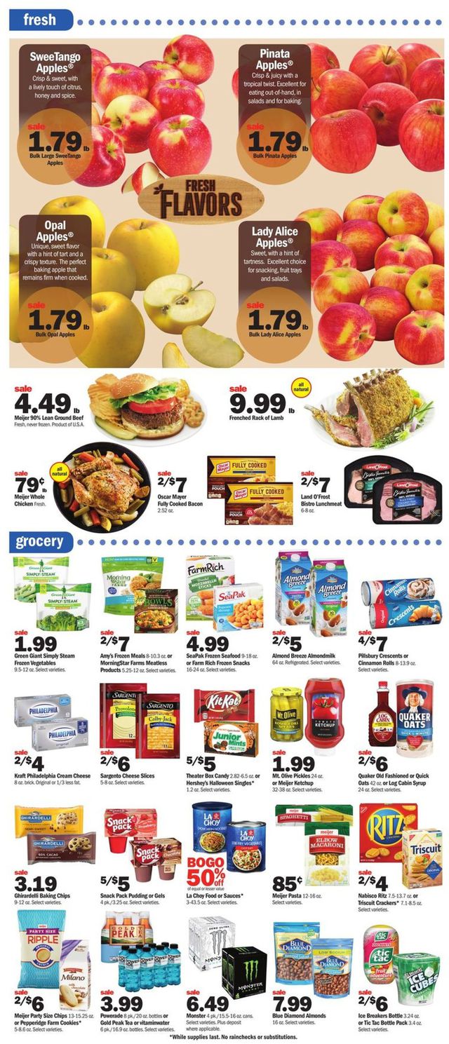 Meijer Ad from 10/25/2020