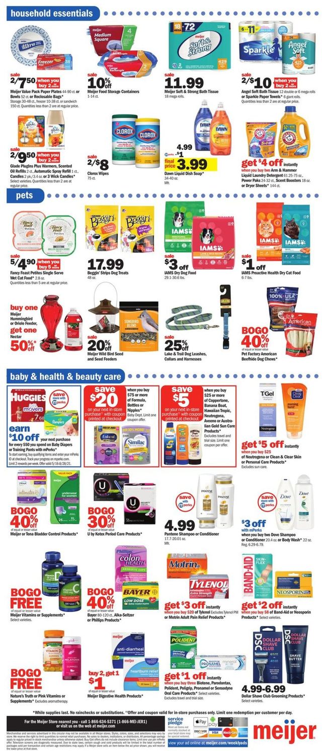 Meijer Ad from 07/04/2021