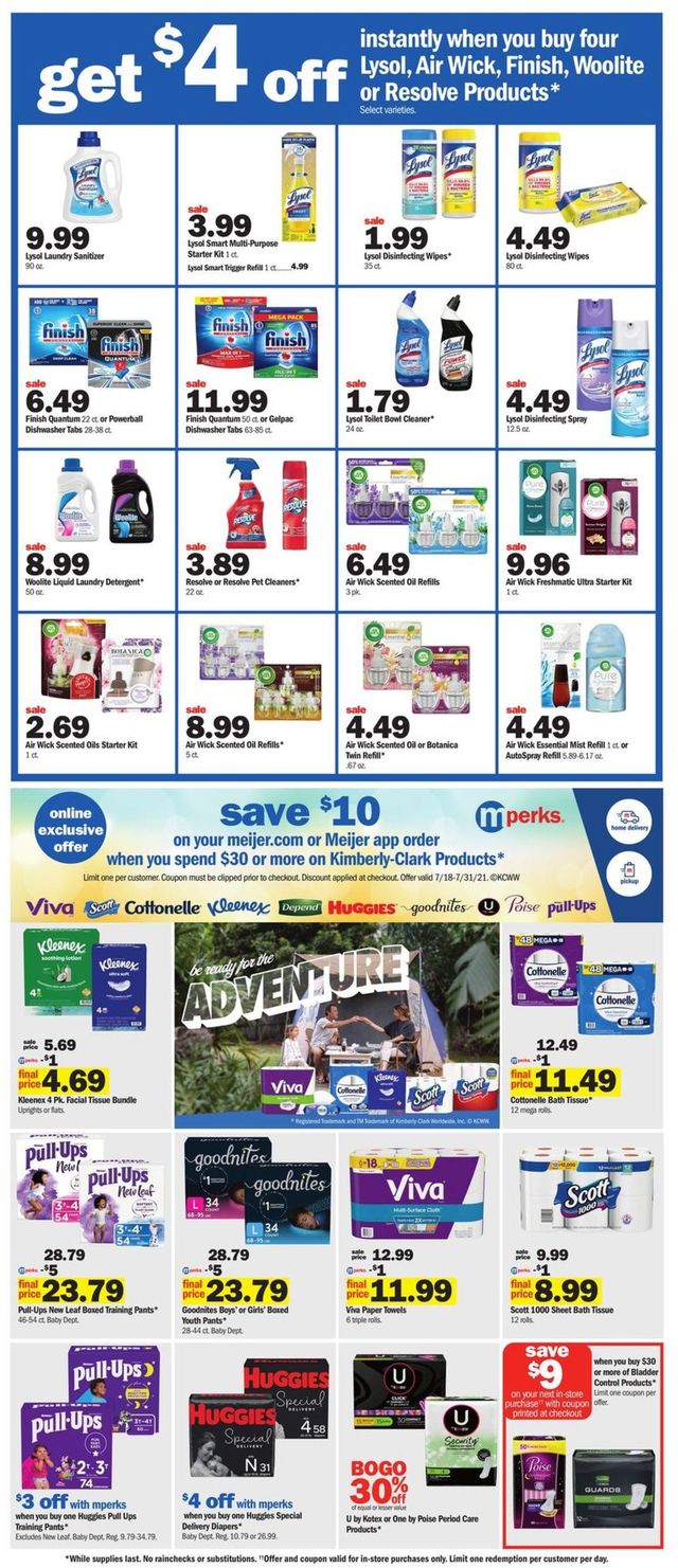 Meijer Ad from 07/18/2021