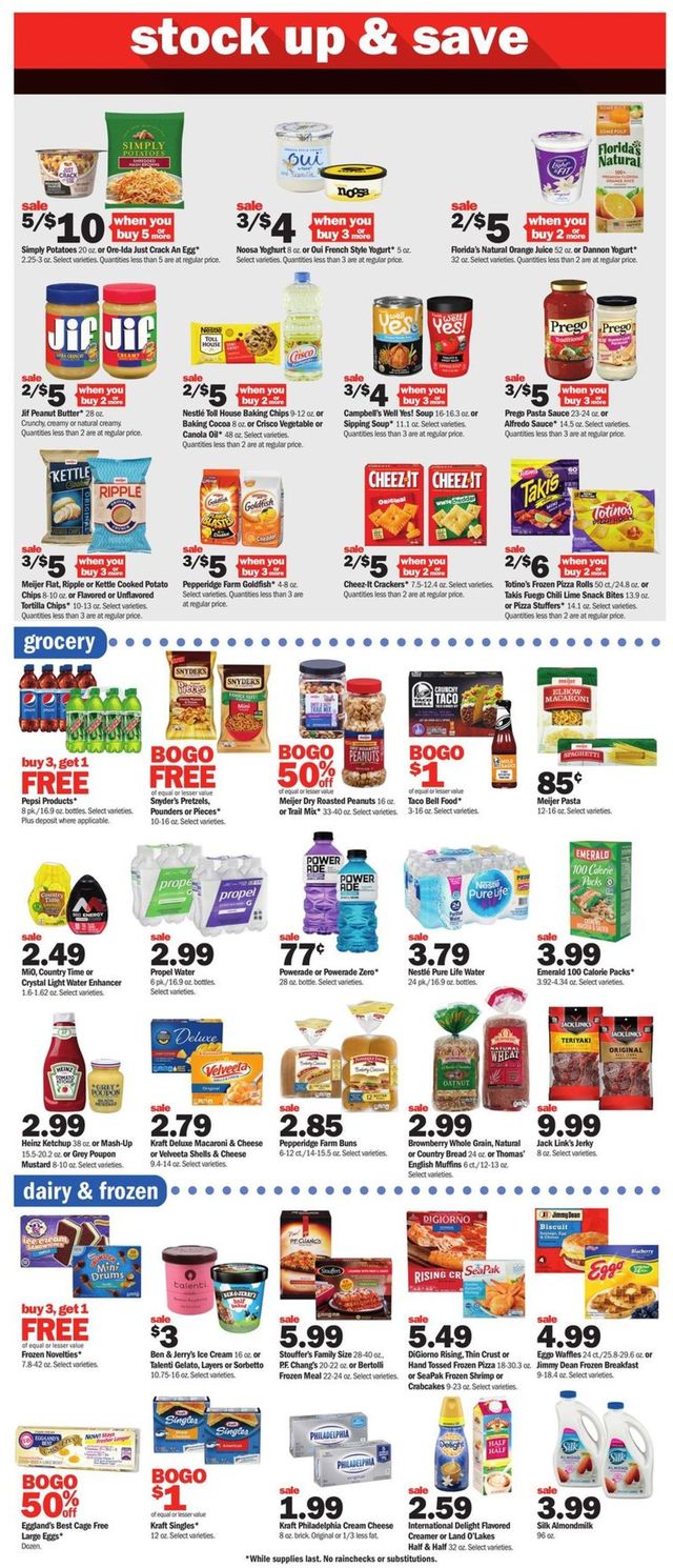 Meijer Ad from 07/25/2021