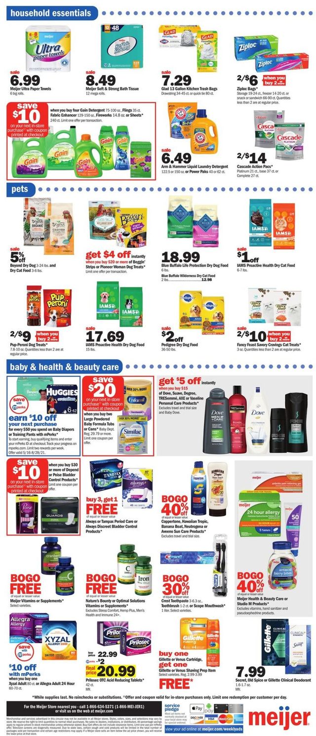 Meijer Ad from 07/25/2021
