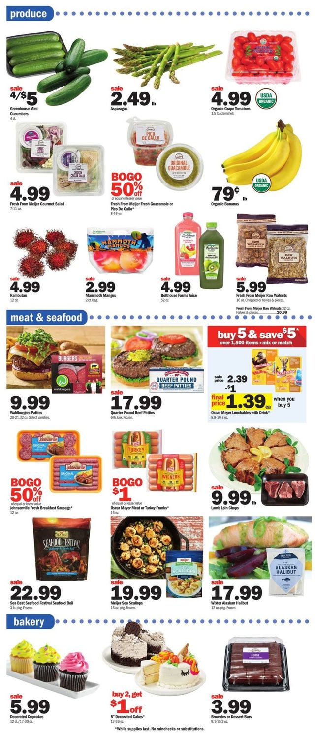 Meijer Ad from 08/22/2021
