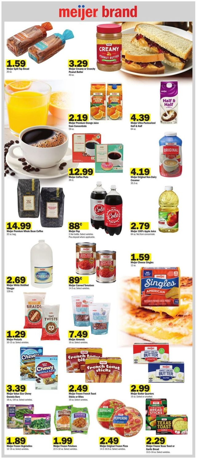 Meijer Ad from 08/22/2021