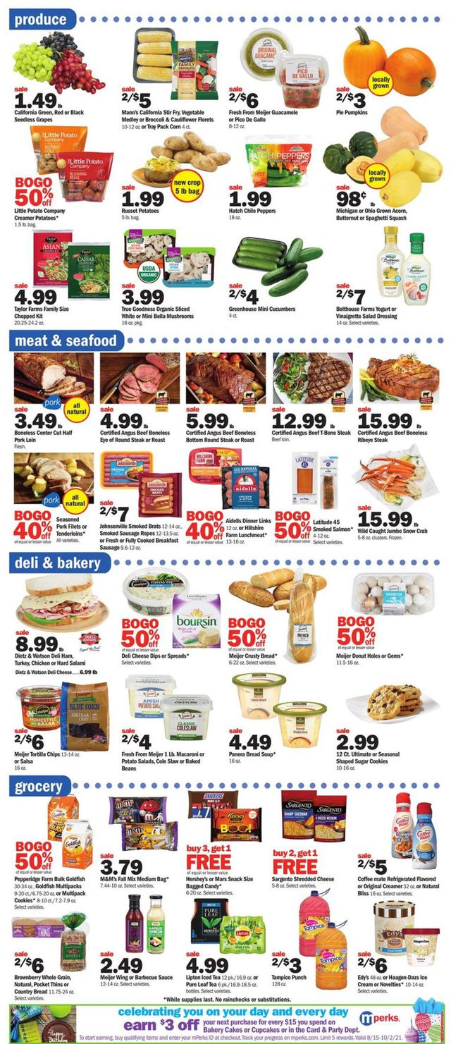 Meijer Ad from 09/05/2021