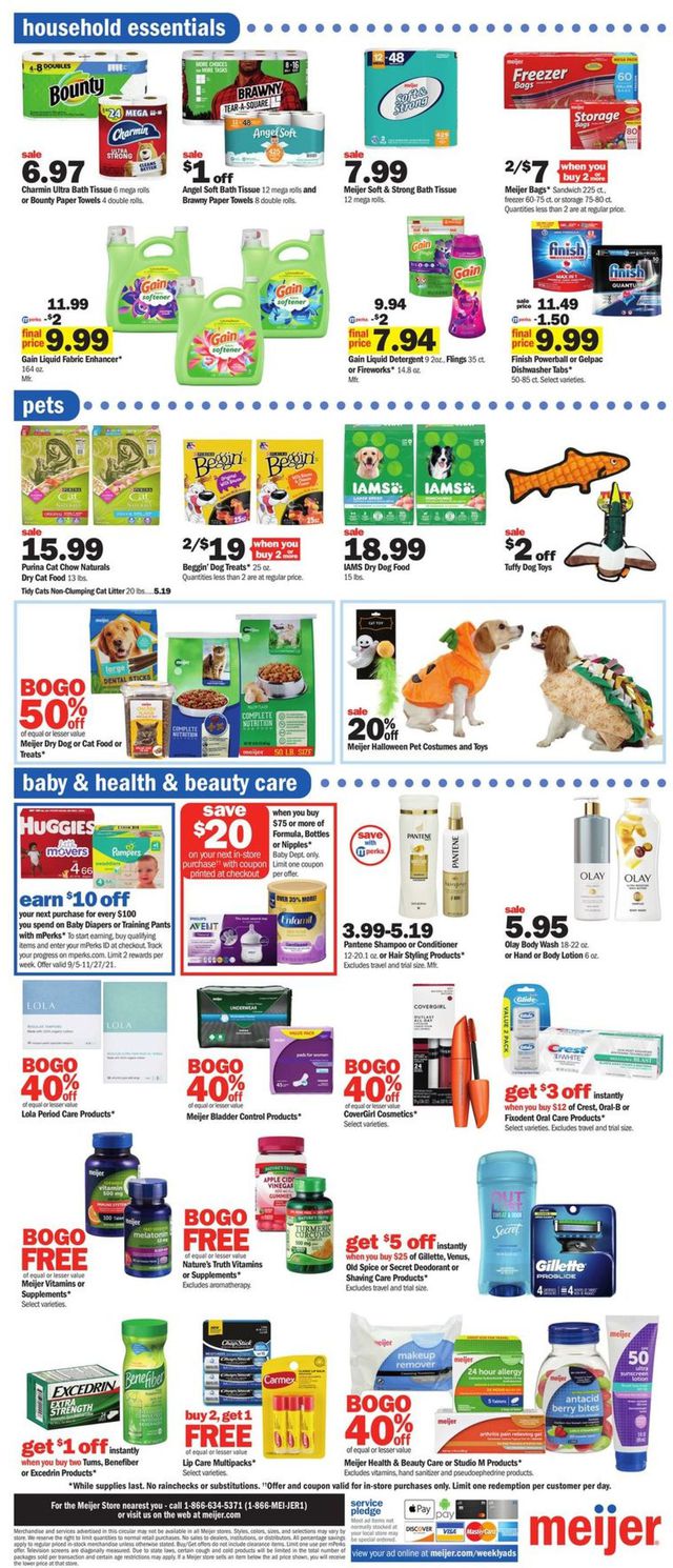 Meijer Ad from 10/17/2021