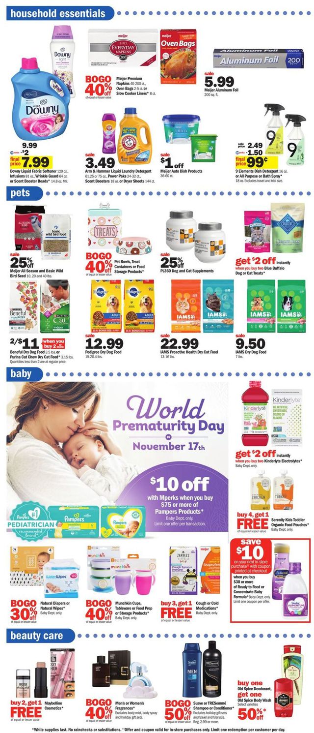 Meijer Ad from 11/14/2021