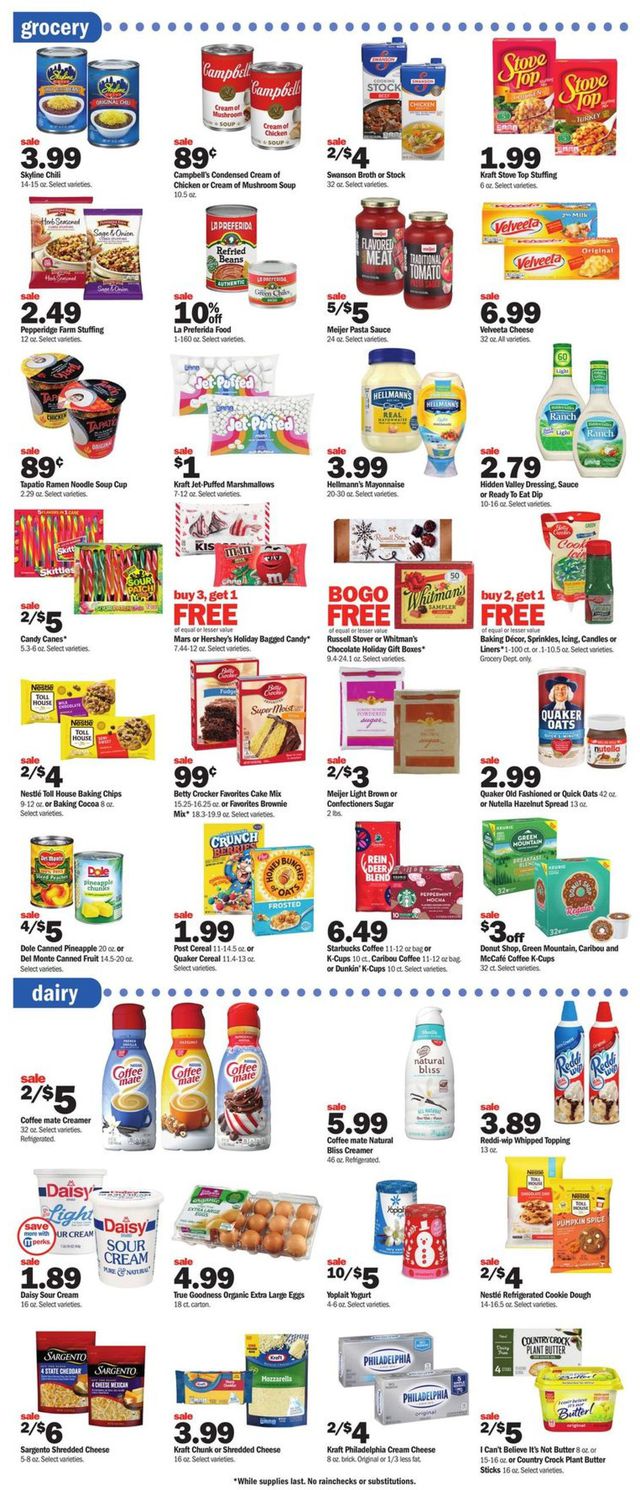 Meijer Ad from 12/12/2021