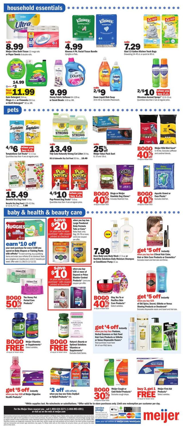 Meijer Ad from 01/16/2022