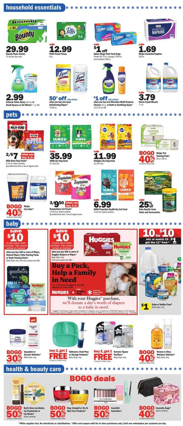 Meijer Ad from 03/06/2022
