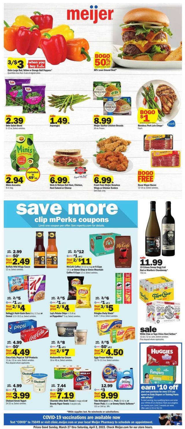 Meijer Ad from 03/27/2022