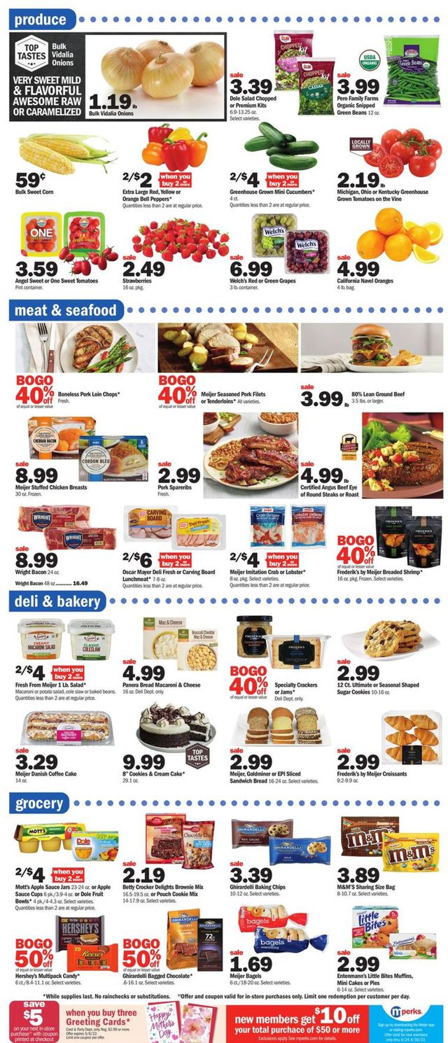 Meijer Ad from 04/24/2022