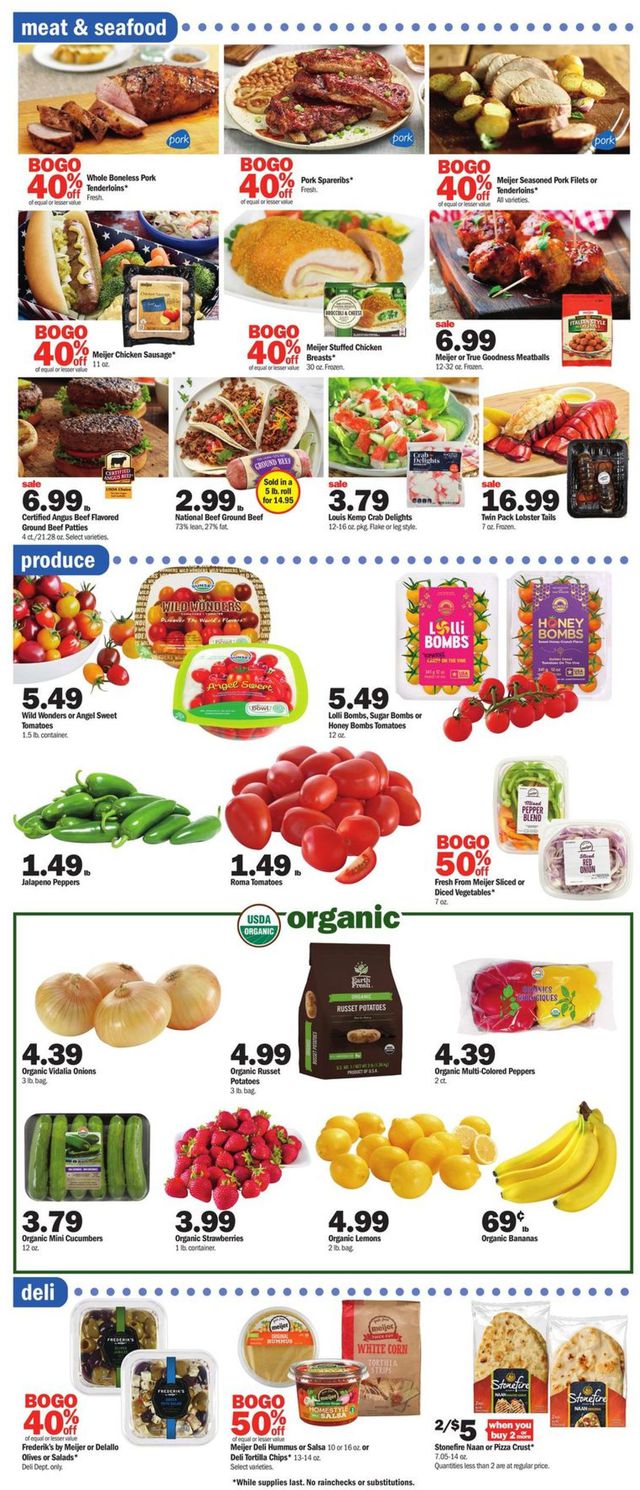 Meijer Ad from 05/08/2022