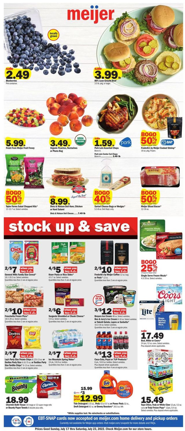 Meijer Ad from 07/17/2022