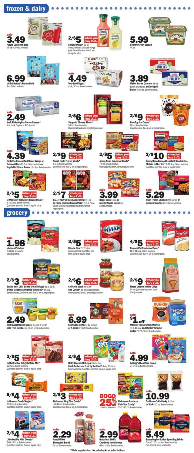 Meijer Ad from 10/16/2022