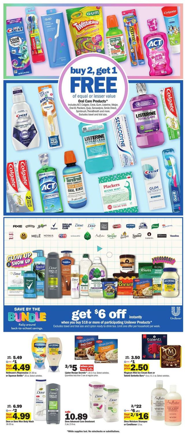 Meijer Ad from 07/30/2023