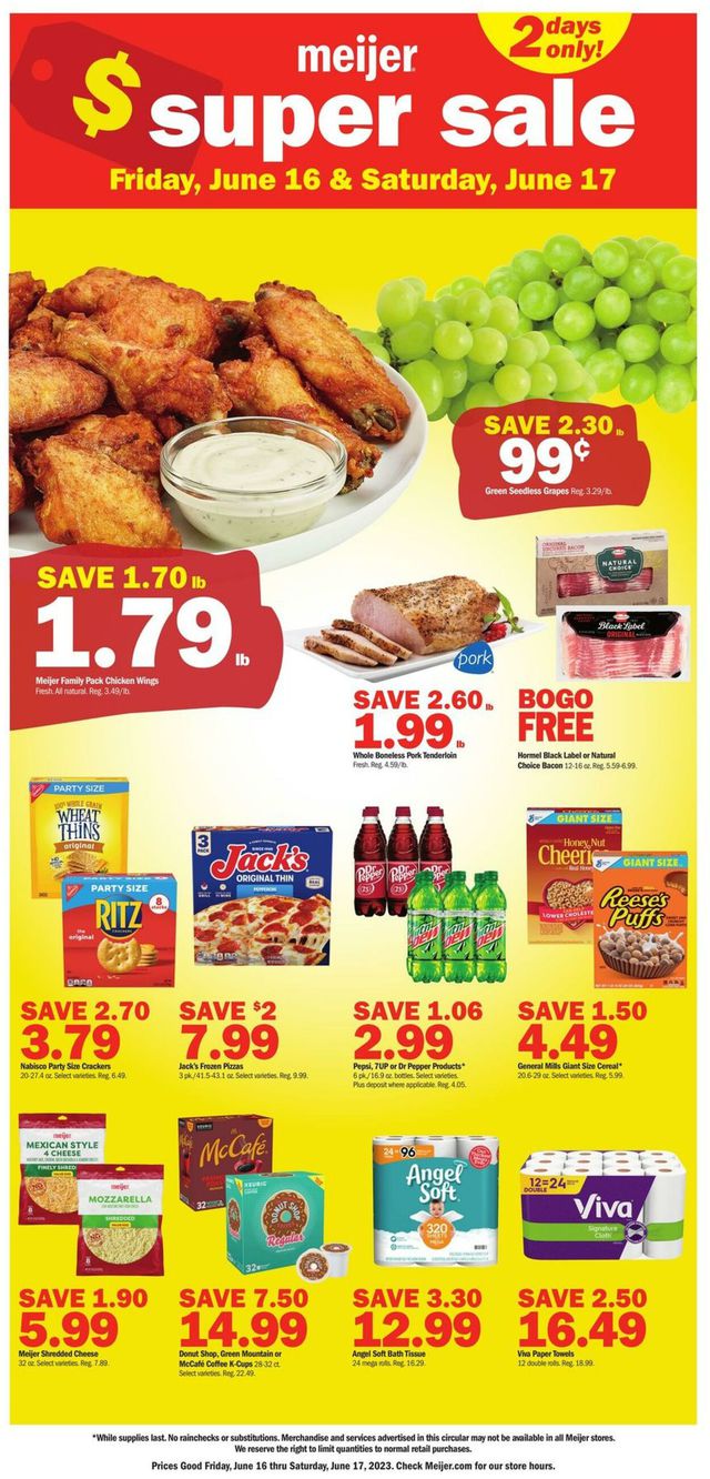 Meijer Ad from 06/16/2023