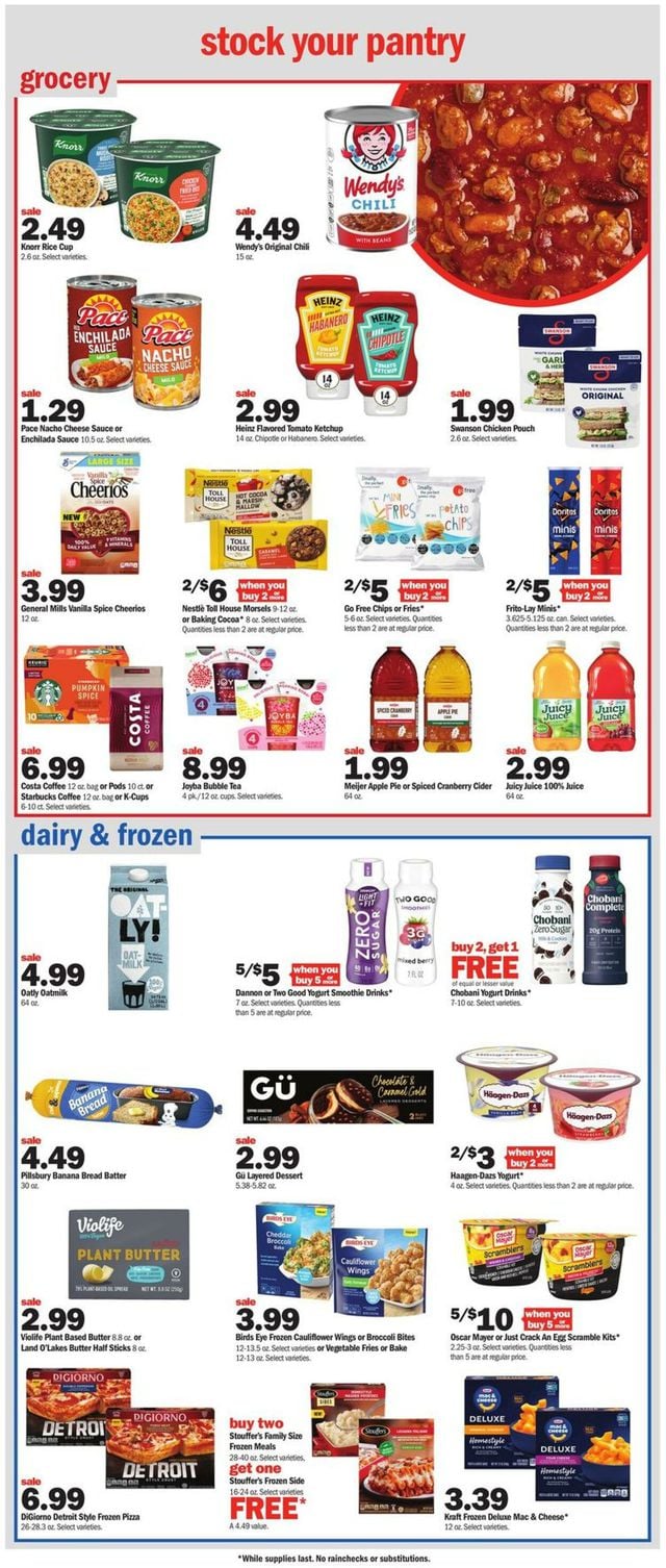Meijer Ad from 10/29/2023