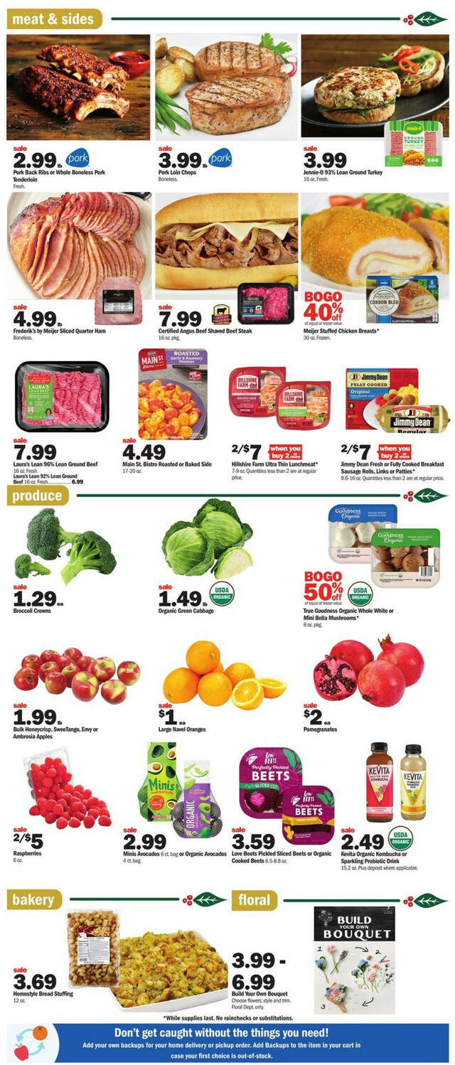 Meijer Ad from 11/12/2023