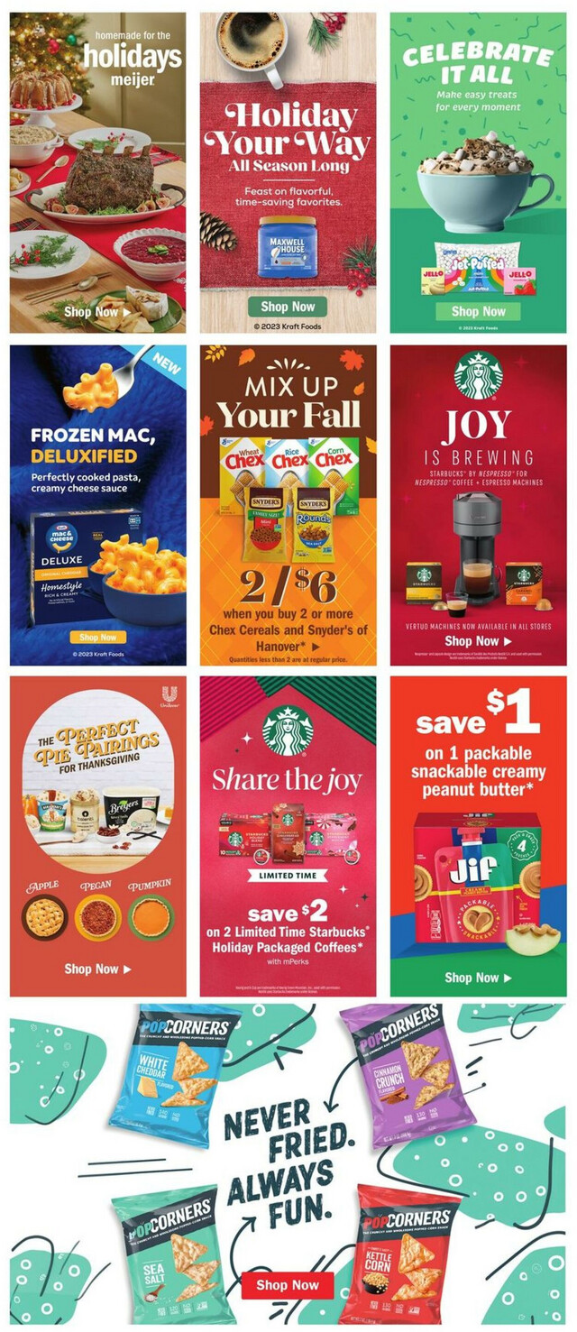 Meijer Ad from 11/19/2023