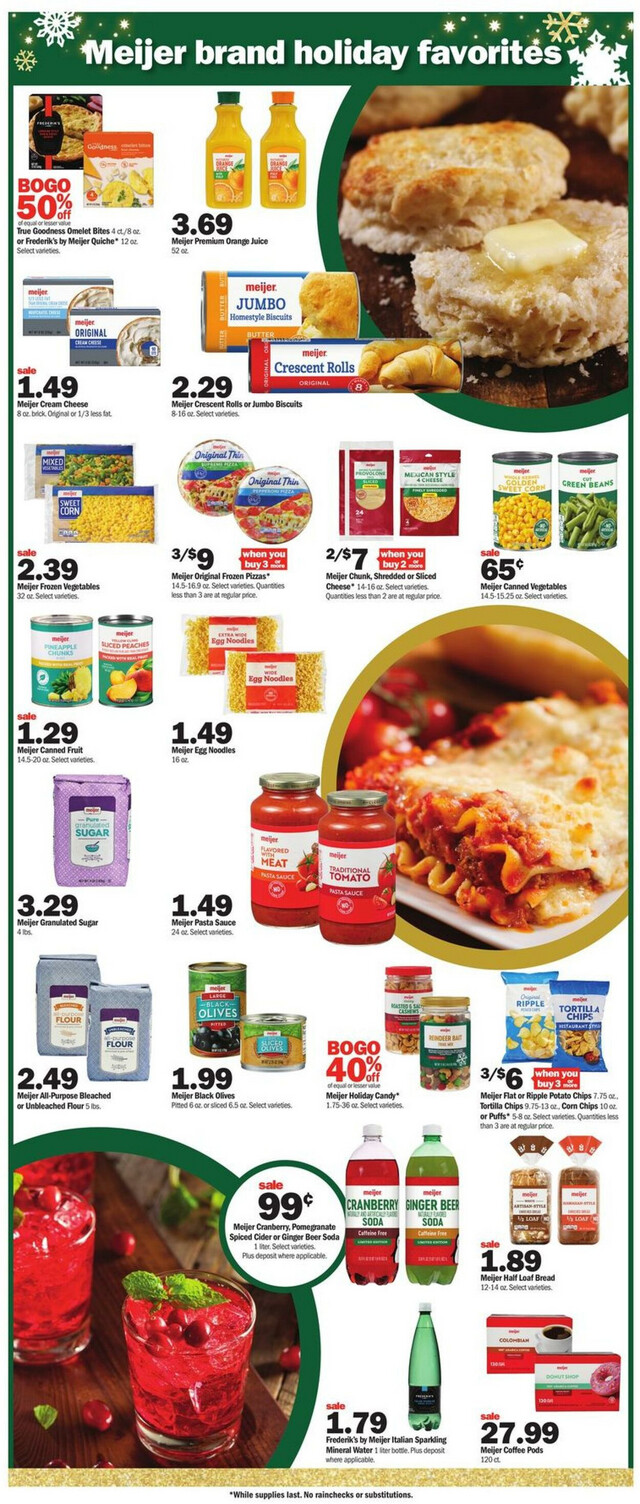 Meijer Ad from 11/26/2023