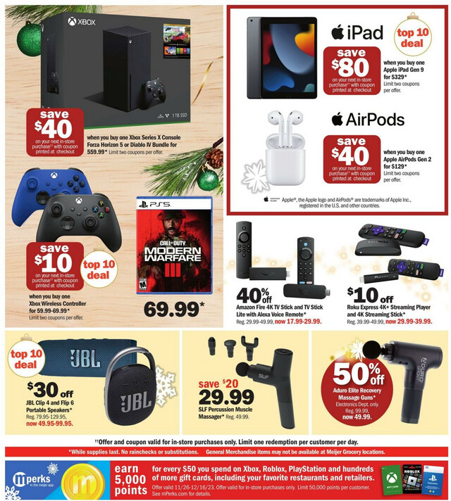 Meijer Ad from 12/03/2023