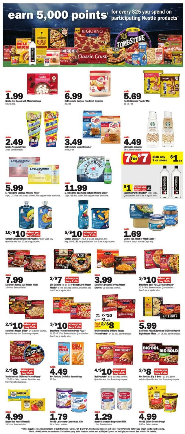 Meijer Ad from 01/14/2024