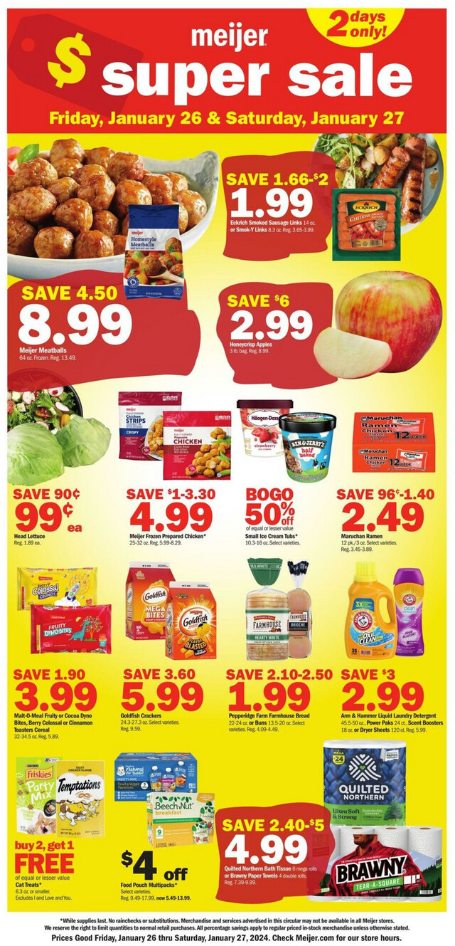 Meijer Ad from 01/26/2024