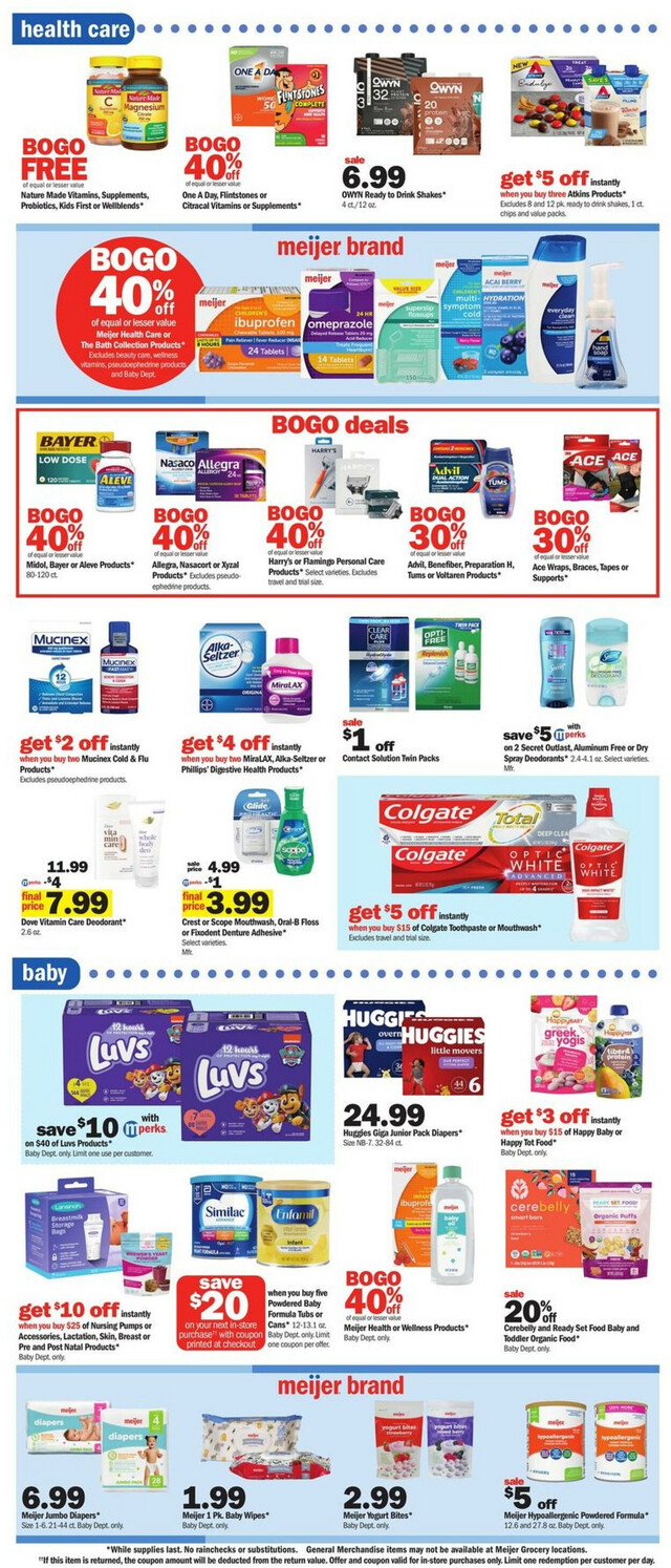 Meijer Ad from 03/03/2024