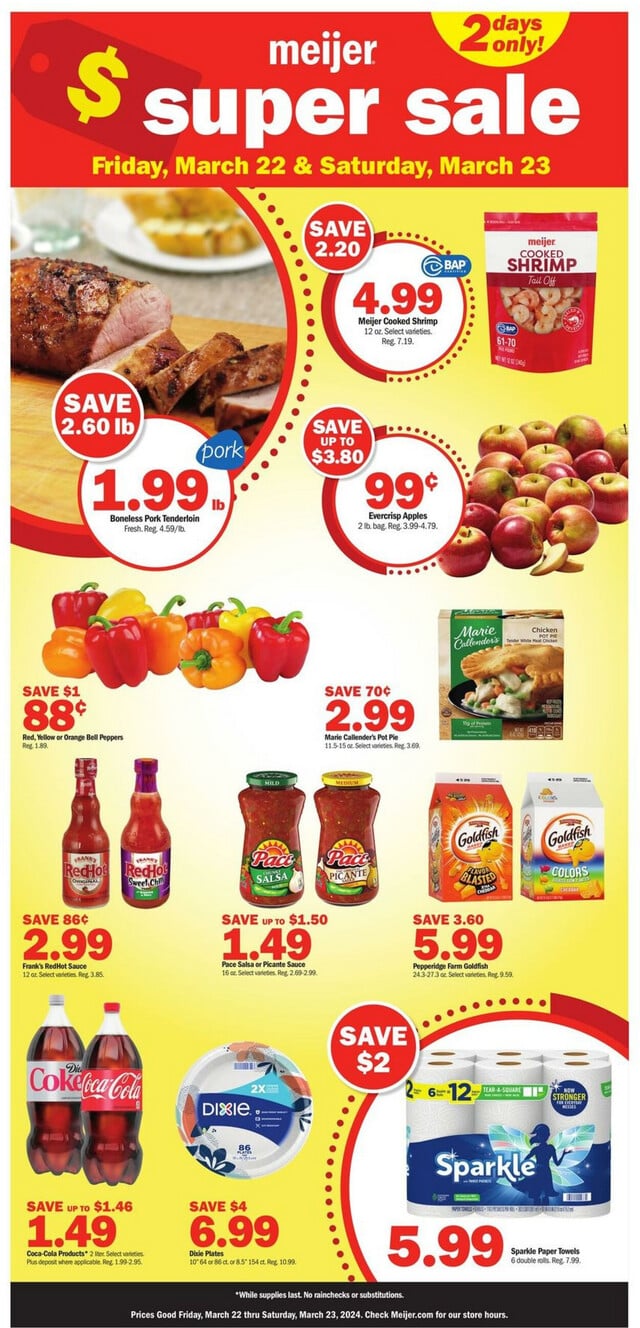 Meijer Ad from 03/22/2024