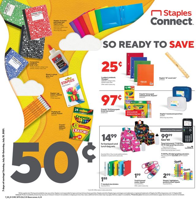 Michaels Ad from 07/25/2021