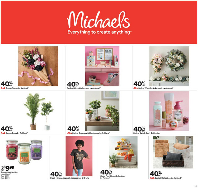Michaels Ad from 01/28/2024