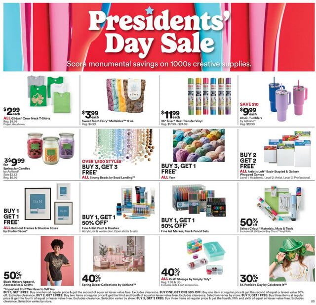 Michaels Ad from 02/15/2024