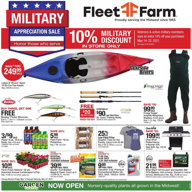 Mills Fleet Farm Ad from 05/14/2021