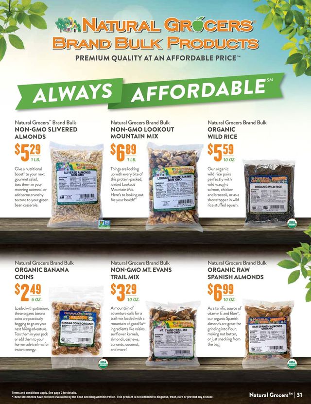 Natural Grocers Ad from 06/04/2021