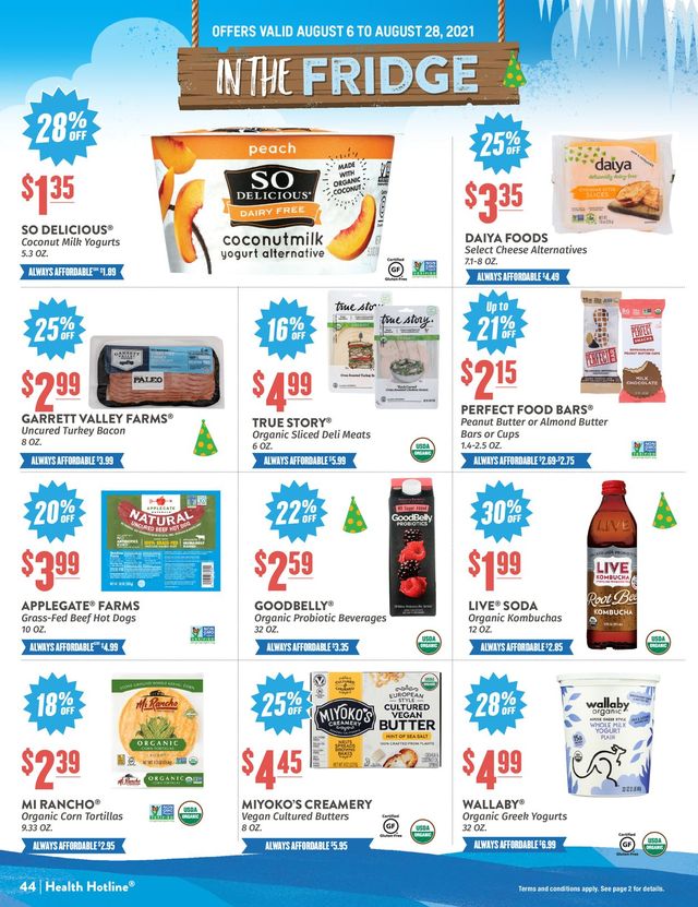 Natural Grocers Ad from 08/06/2021