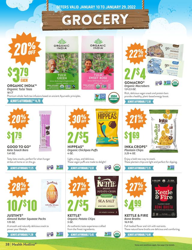 Natural Grocers Ad from 01/10/2022