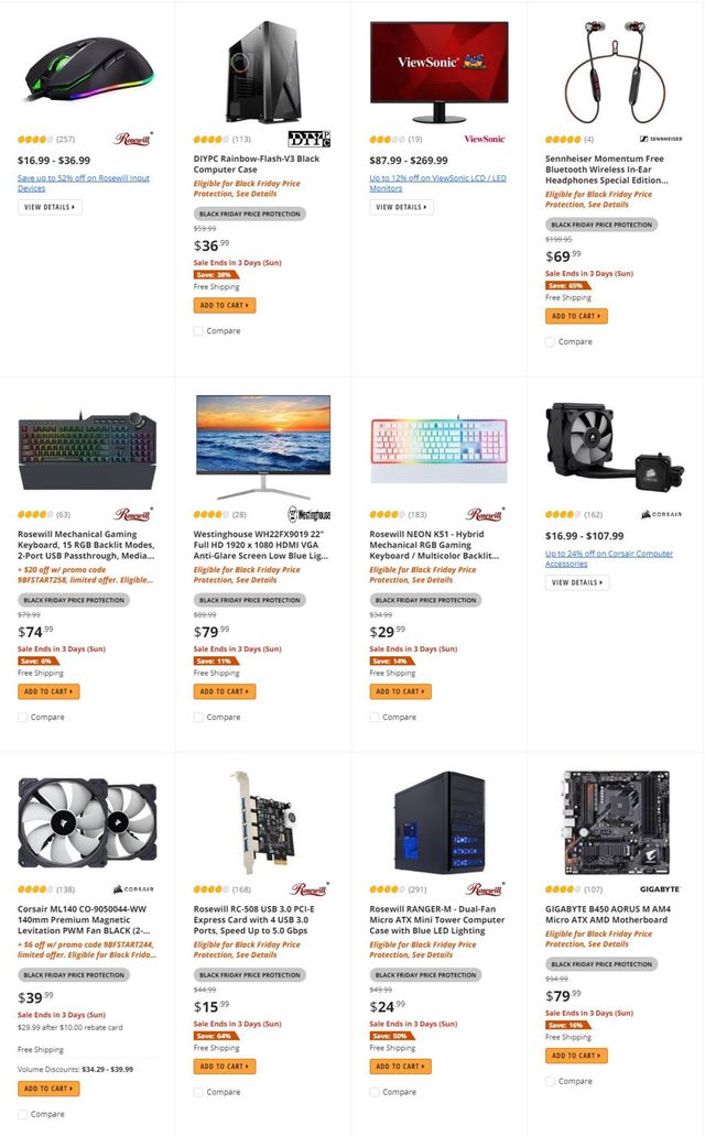 Newegg Ad from 11/13/2020