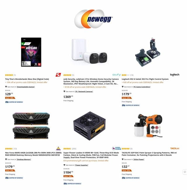 Newegg Ad from 11/17/2022