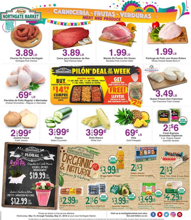 Northgate Market Ad from 05/15/2019