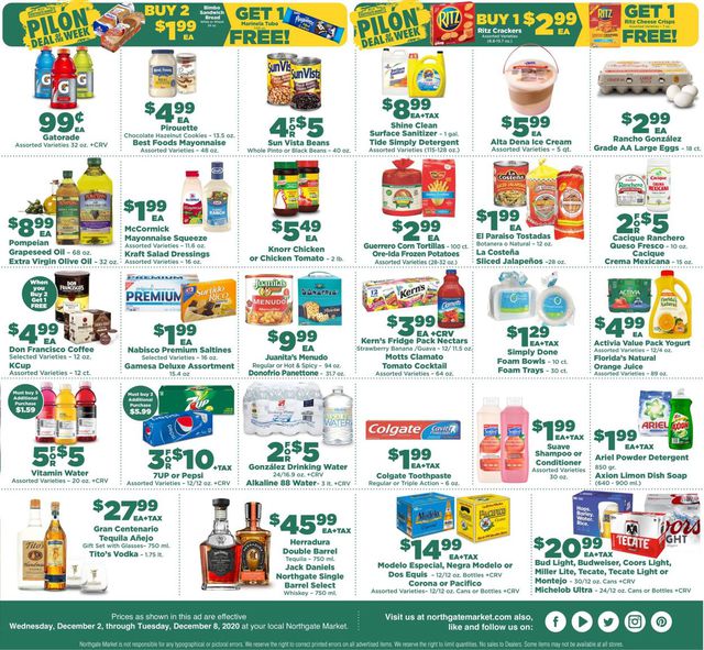 Northgate Market Ad from 12/02/2020