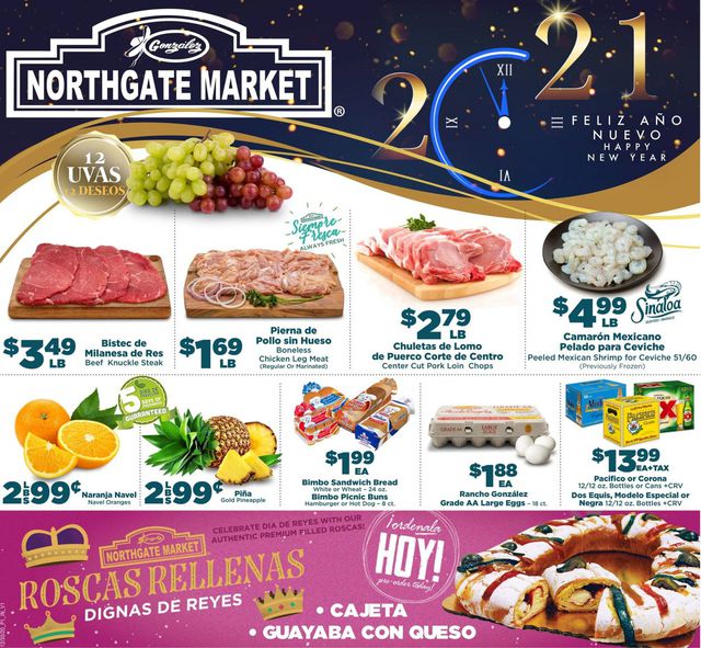 Northgate Market Ad from 12/30/2020